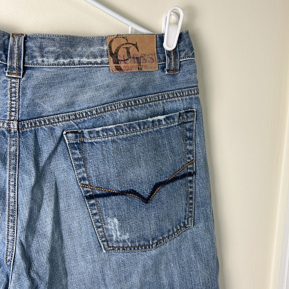 Guess Men Denim Outdoor Jeans Shorts Size 36 - Picture 7 of 10